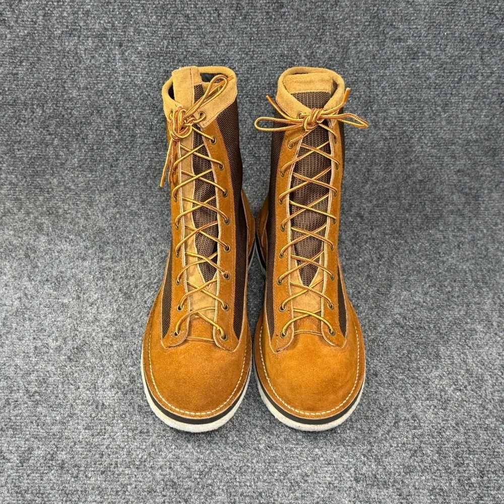 Danner River Gripper Boots Mens 10D Brown Suede Felt Sole Fly Fishing Wading USA